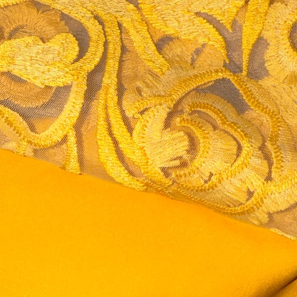 NWT Lovers + Friends Yellow Floral Lace Mini Dress Size L Minimalist Party - Picture 12 of 12